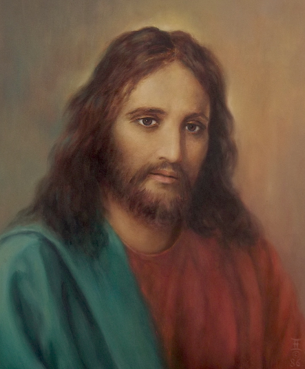 A contemporary painting of Jesus Christ by Eric Estep - Jesus-Color-EE